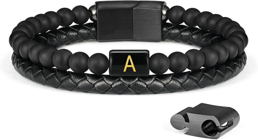 Black big bracelet