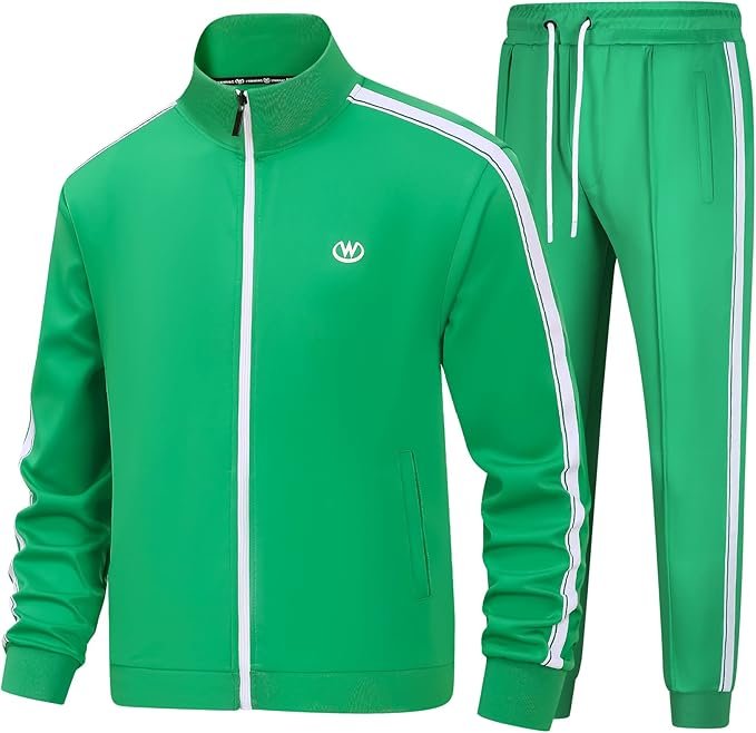 green tracksuit